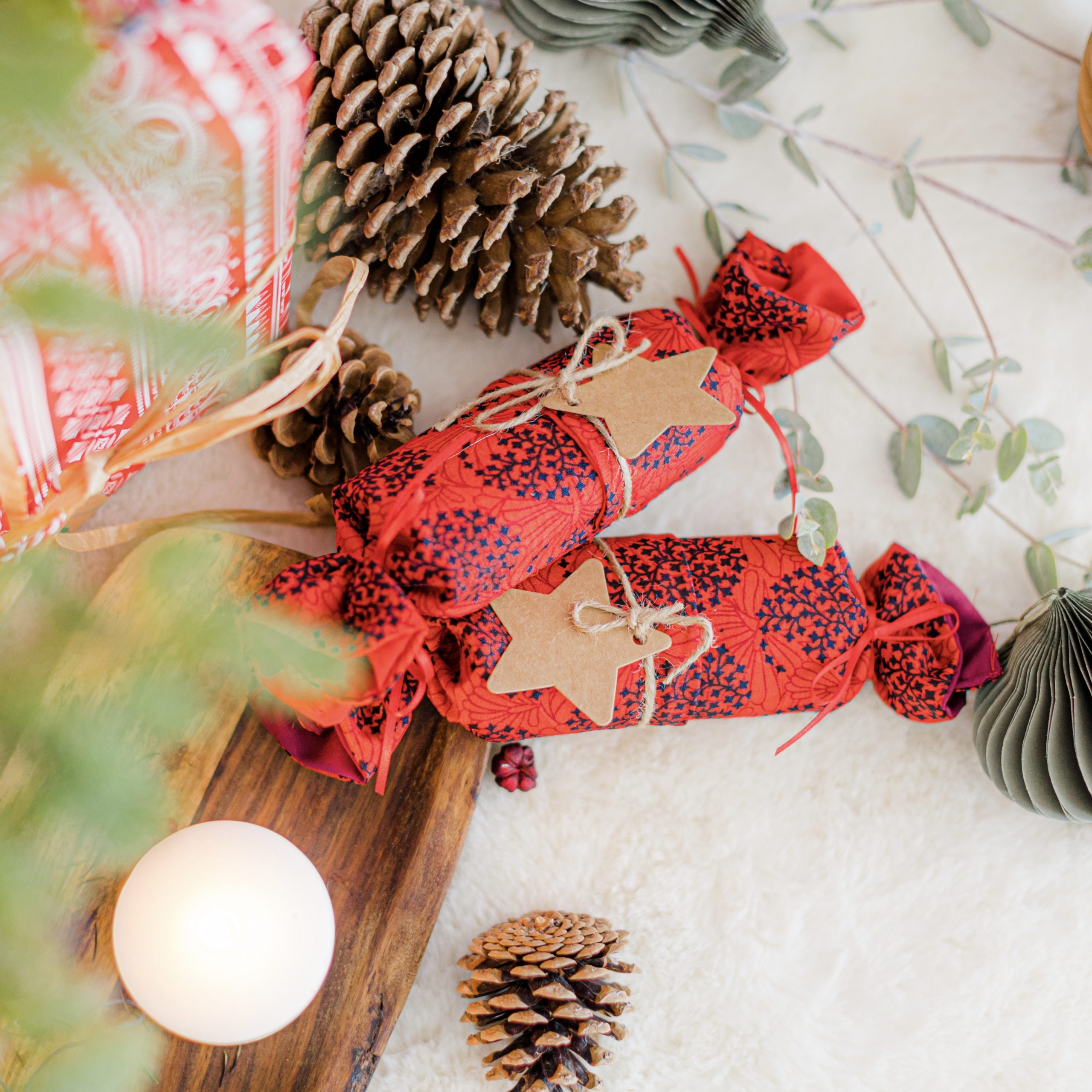 Upcycled reusable crackers