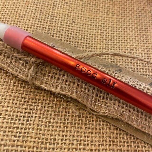 Reusable Christmas straws
