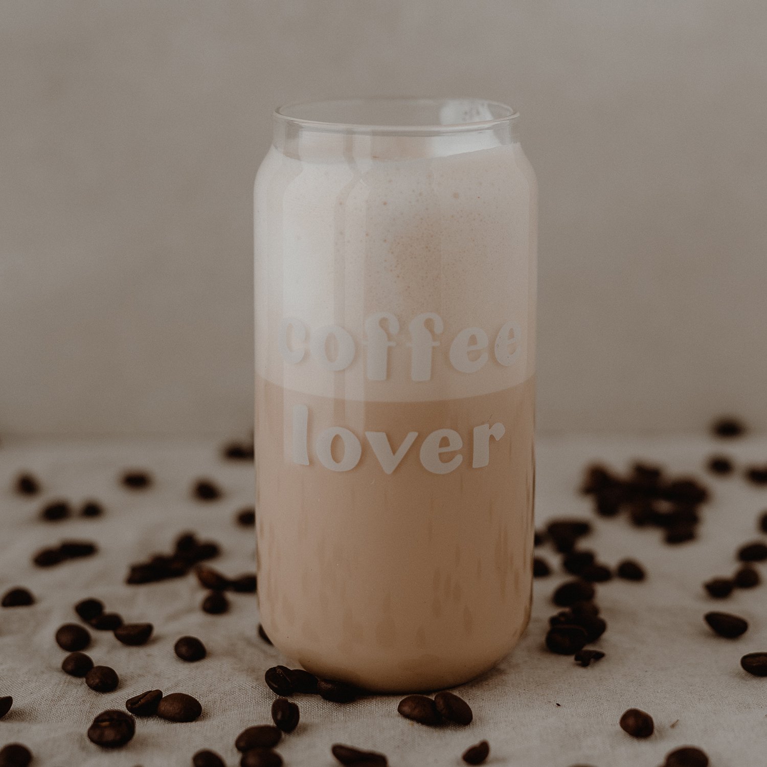 Coffee lover glass