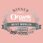 Platinum Winner - Best Muslin Organic and Sustainable Baby Awards 2024