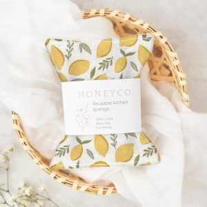Reusable kitchen sponge - lemons