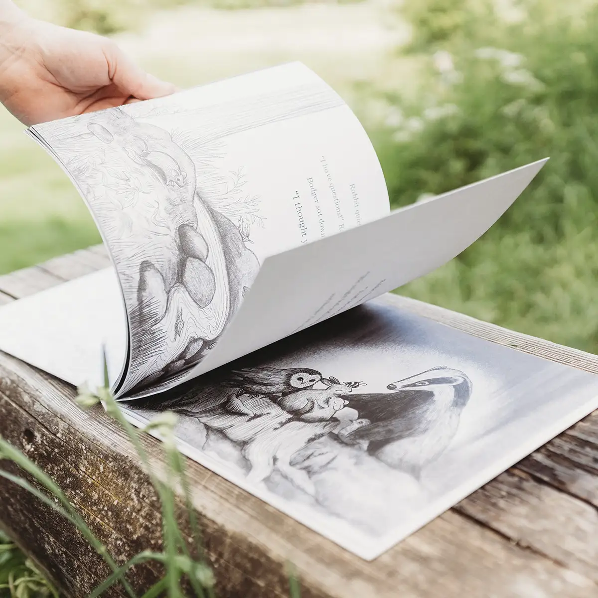 About Hedgehog bereavement book inside