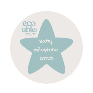 Baby milestone cards