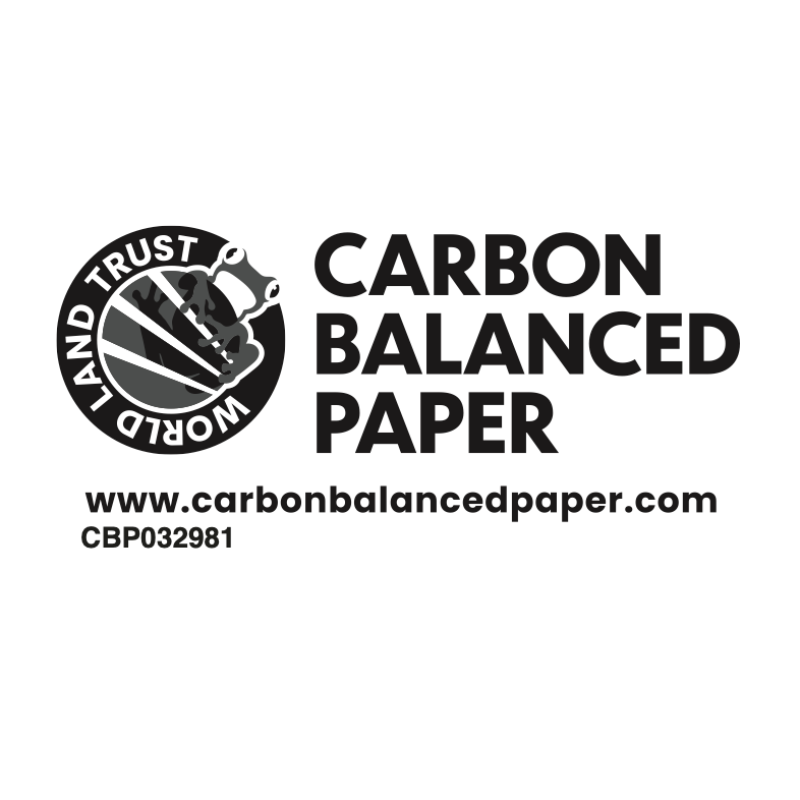 Carbon balanced paper certification