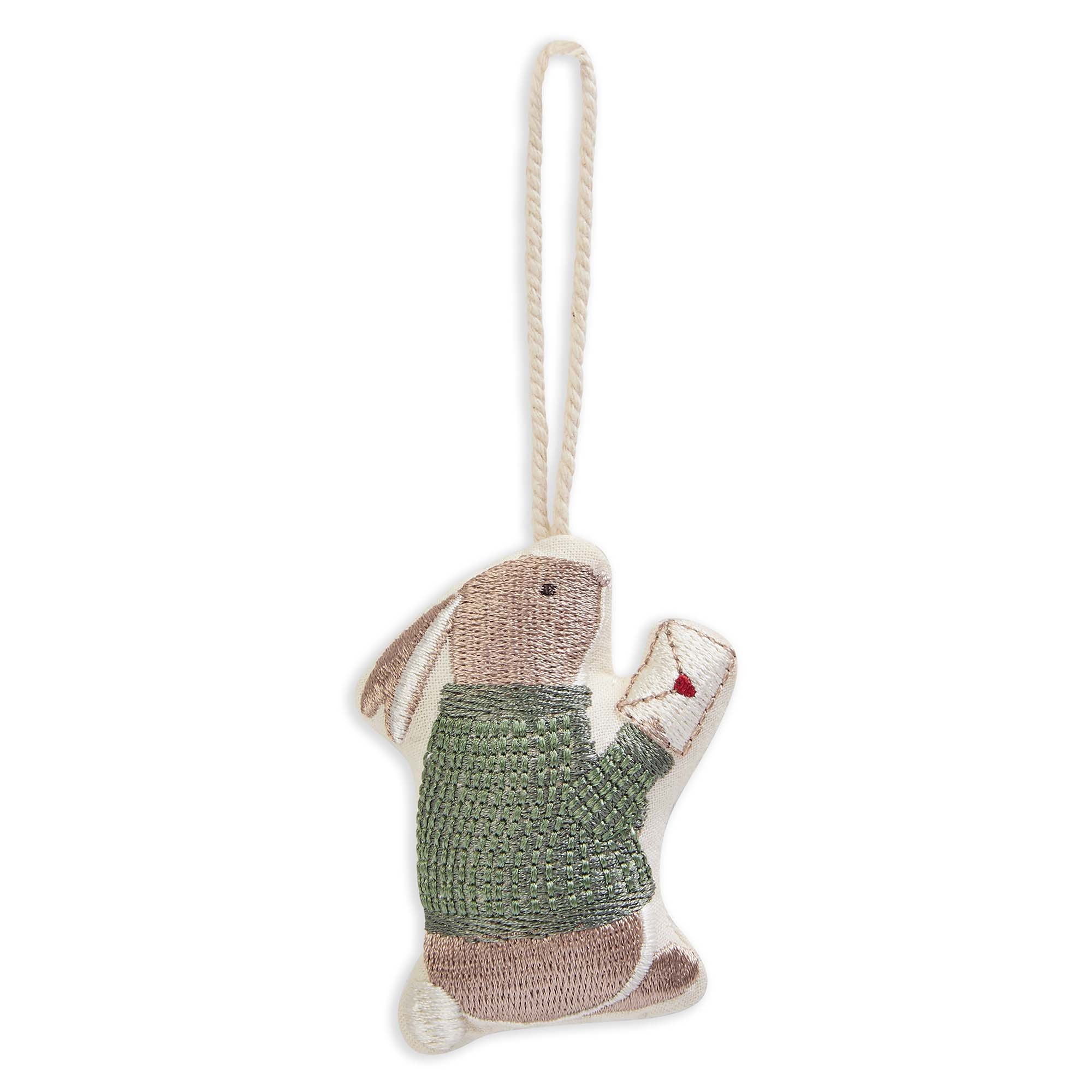 Embroidered Christmas decorations