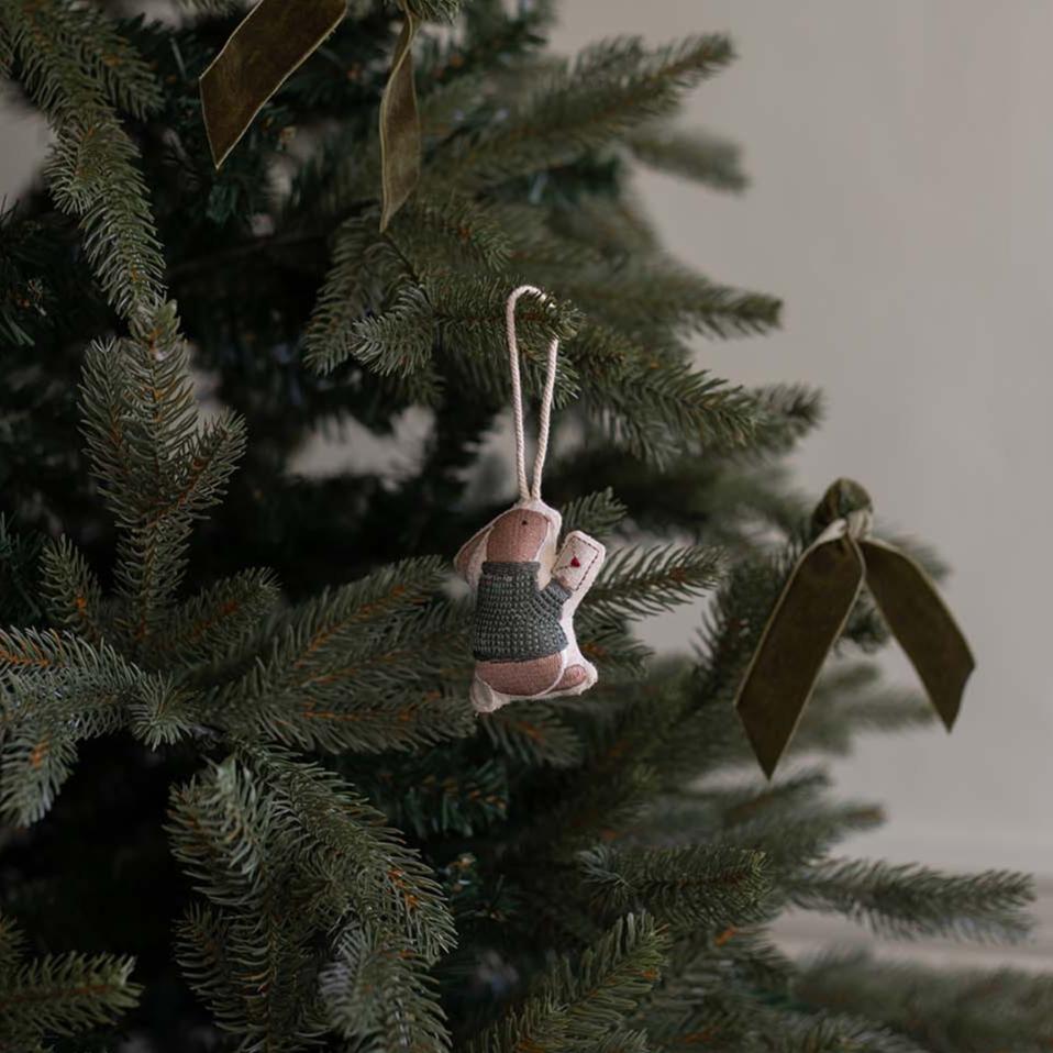 Embroidered Christmas decorations